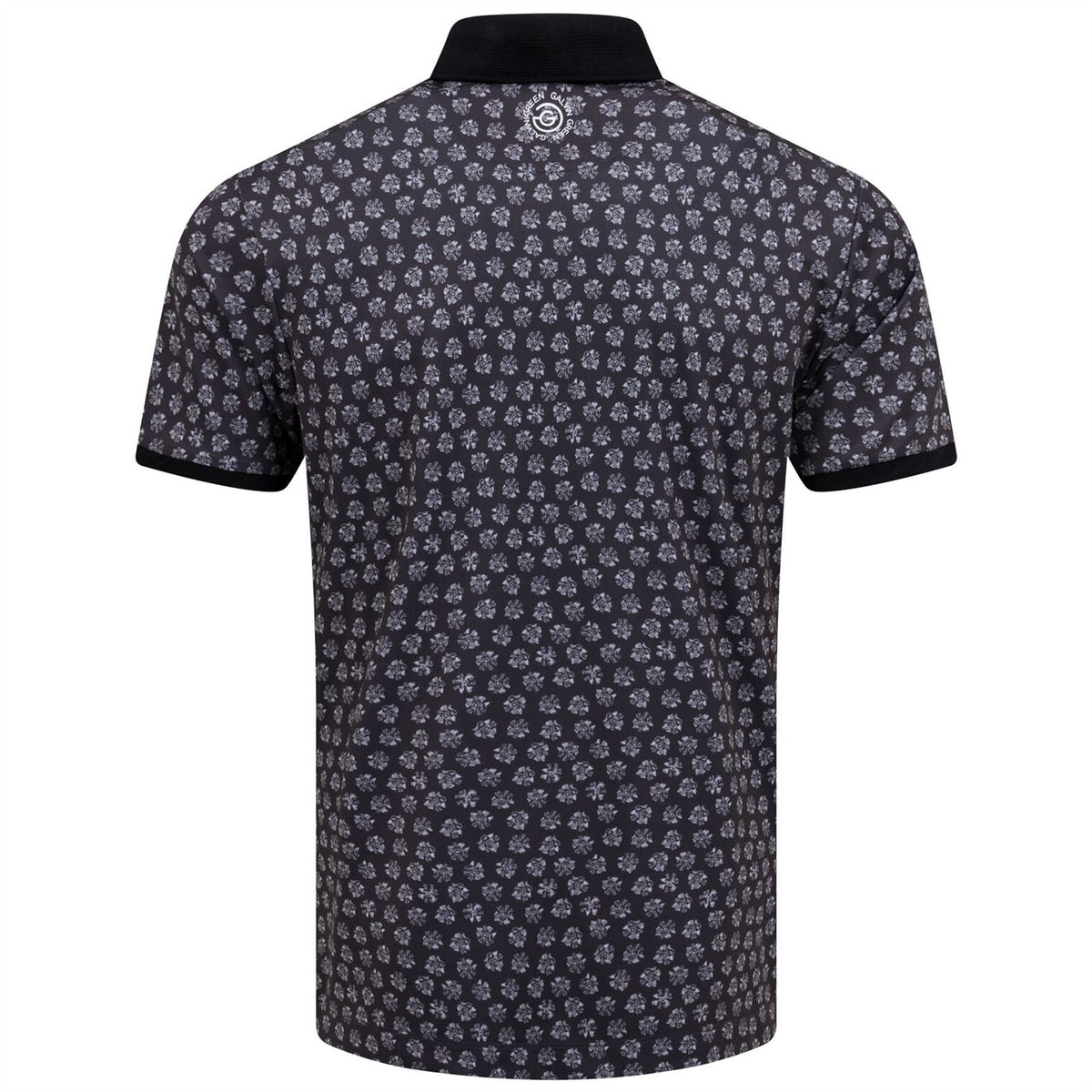 $110 Galvin Green Murphy Shirt V8+ Polo- Black/Forged Iron - Large - New tag