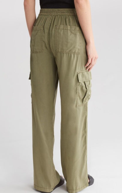 $119 Sanctuary Women’s-Sophia Cargo Pants-Green Tea- Medium-New Tag
