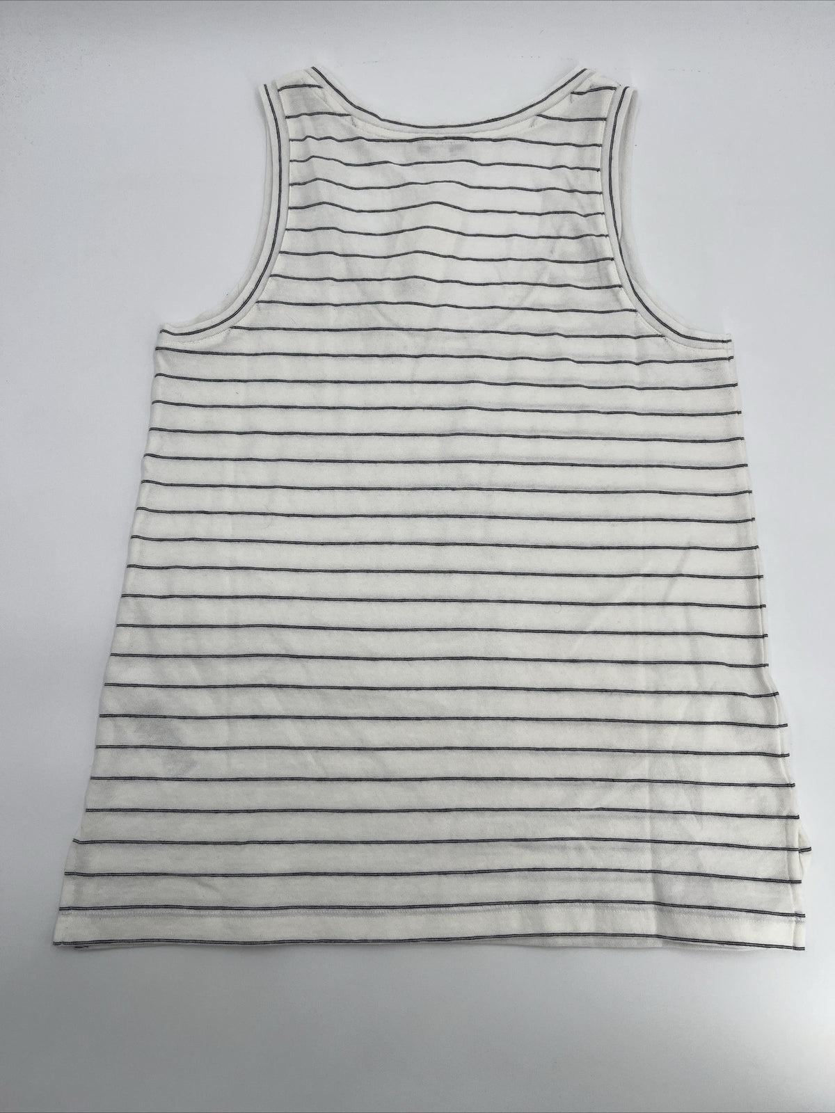 $80 *New* Vince Easy Scoop Neck Striped Tank Top- Off White- Medium-New Tag