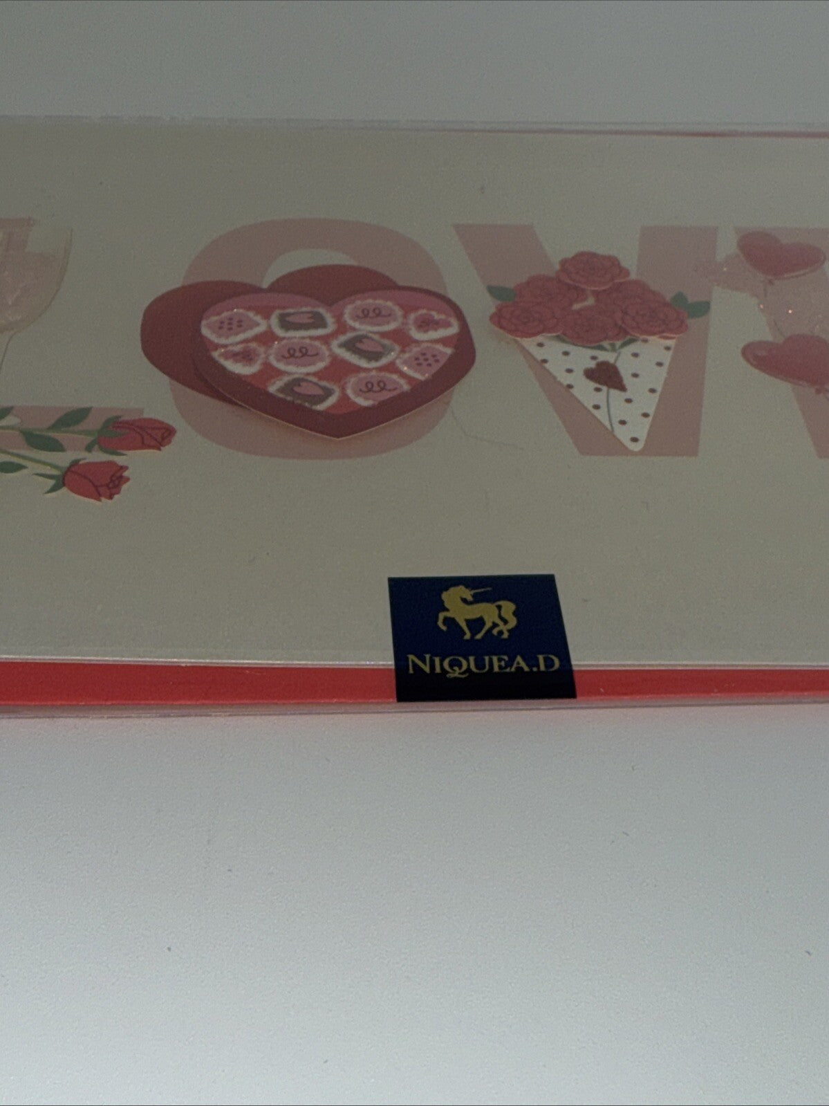 Lot Of 2 Niquea.D Dimensional Valentine's Day Greeting Cards- Upscaled Quality!