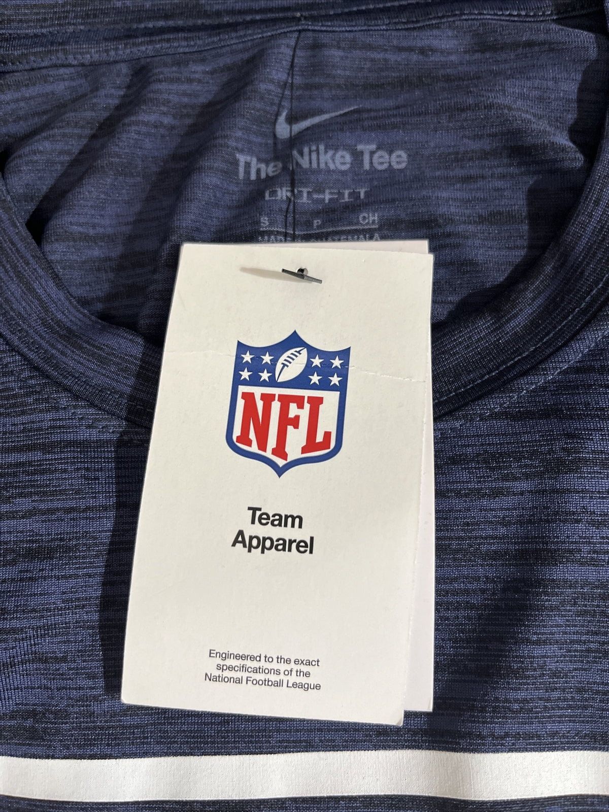 Nike Men’s Denver Broncos Micro T Shirt NFL - Blue/Orange-Small-New Tag $40