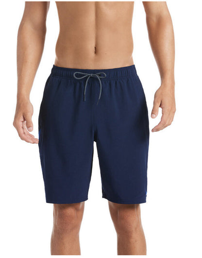 NIKE Men’s Shorts Swim Trunks Content Volley 9”- Navy/Blue -Small - New
