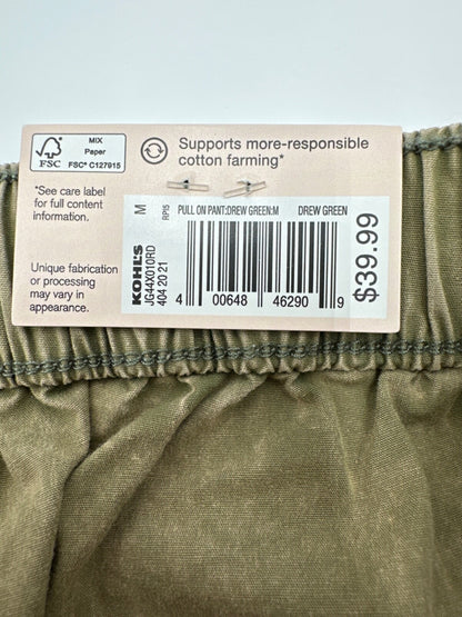 $40 SO Women's High Rise Pull On Pant - Drew Green - Medium - New With Tag