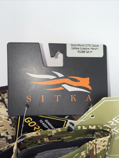$167 Sitka Stormfront GTX Glove Optifade Subalpine Medium 90288-SA-M- Medium
