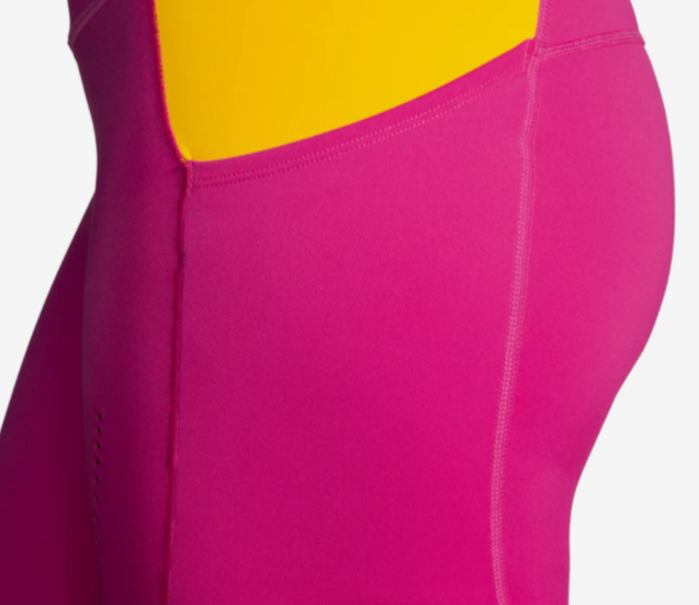 $90 Brooks Women’s Method 7/8 Tight Leggings - Mauve/Sand/Sundial- Large- New