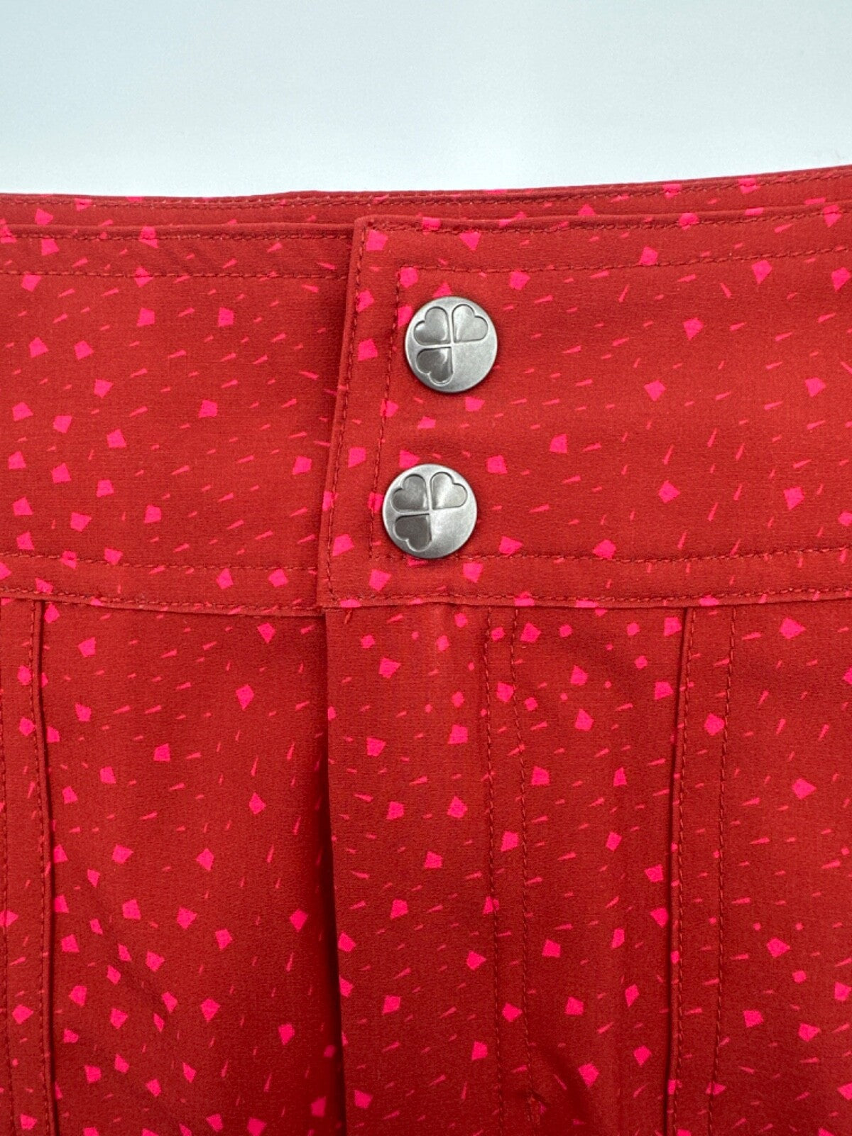 $90 Krimson Klover  Women's Kerry Skort - Sangria/Flam Flecks-Small - New