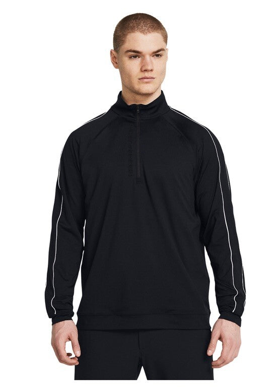 Under Armour Men’s 1/2 Zip Storm GOLF Sweatshirt-Black-MEDIUM- New-MSRP $80