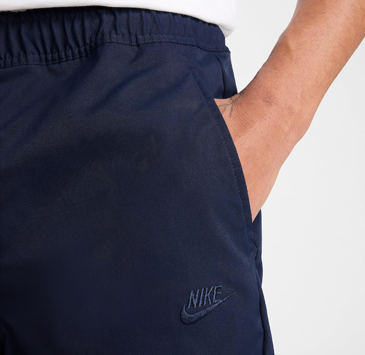 $70 Nike Men’s Tapered Elastic Waist Pants - Blue - Medium - New with tag