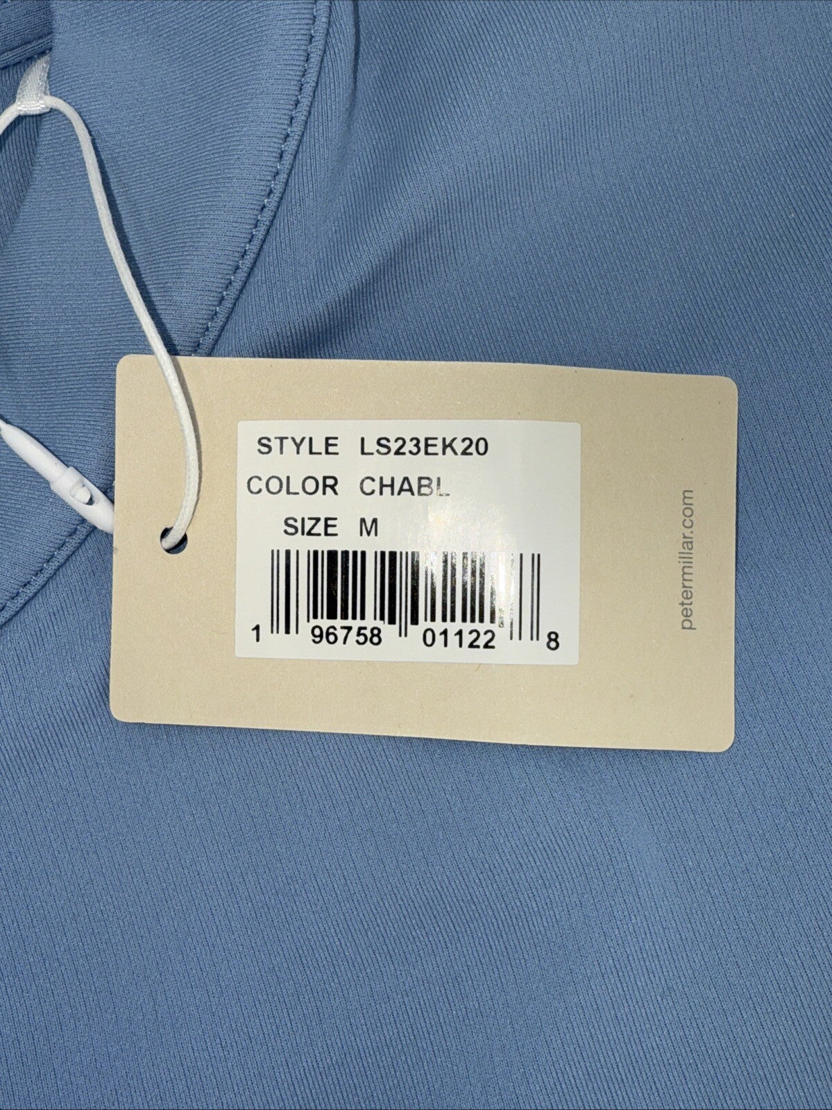 $195 Peter Millar Women’s Katy Full Zip Layer Jacket - Channel Blue- Medium-New