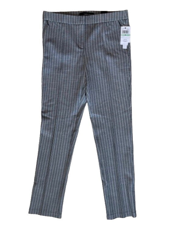 $110 Amanda & Chelsea Women's Chloe Modern Slim Leg Pants-Plaid- Size 8