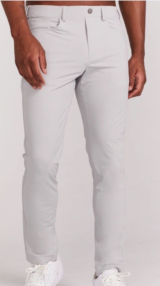 $140 Redvanly Men’s Kent Golf Pants - Glacier Gray -XLarge-- New With Tags