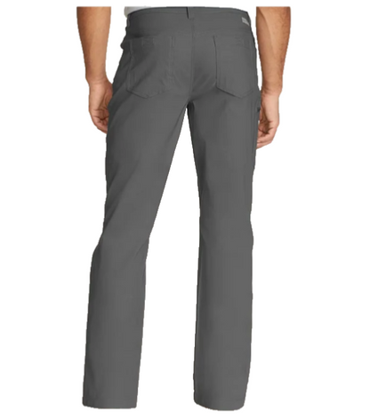$70 Eddie Bauer Men's Rainier Tech Pants - Dark Smoke - Size 34W x 32W - New