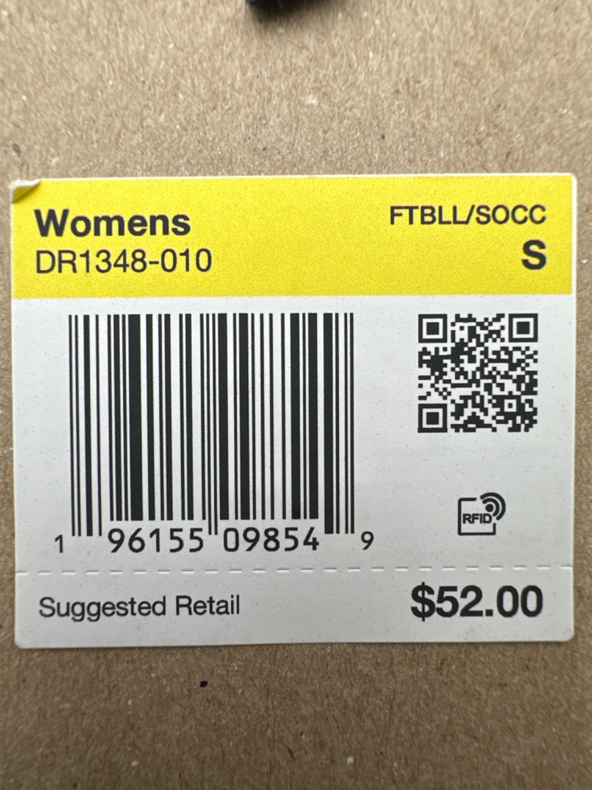$52 Nike Women’s Dri-Fit Football/Soccer Polo Shirt - Black/White - Small - New