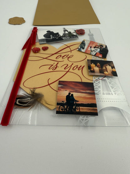Lot Of 2 Niquea.D Dimensional Valentine's Day Greeting Cards- Upscaled Quality!