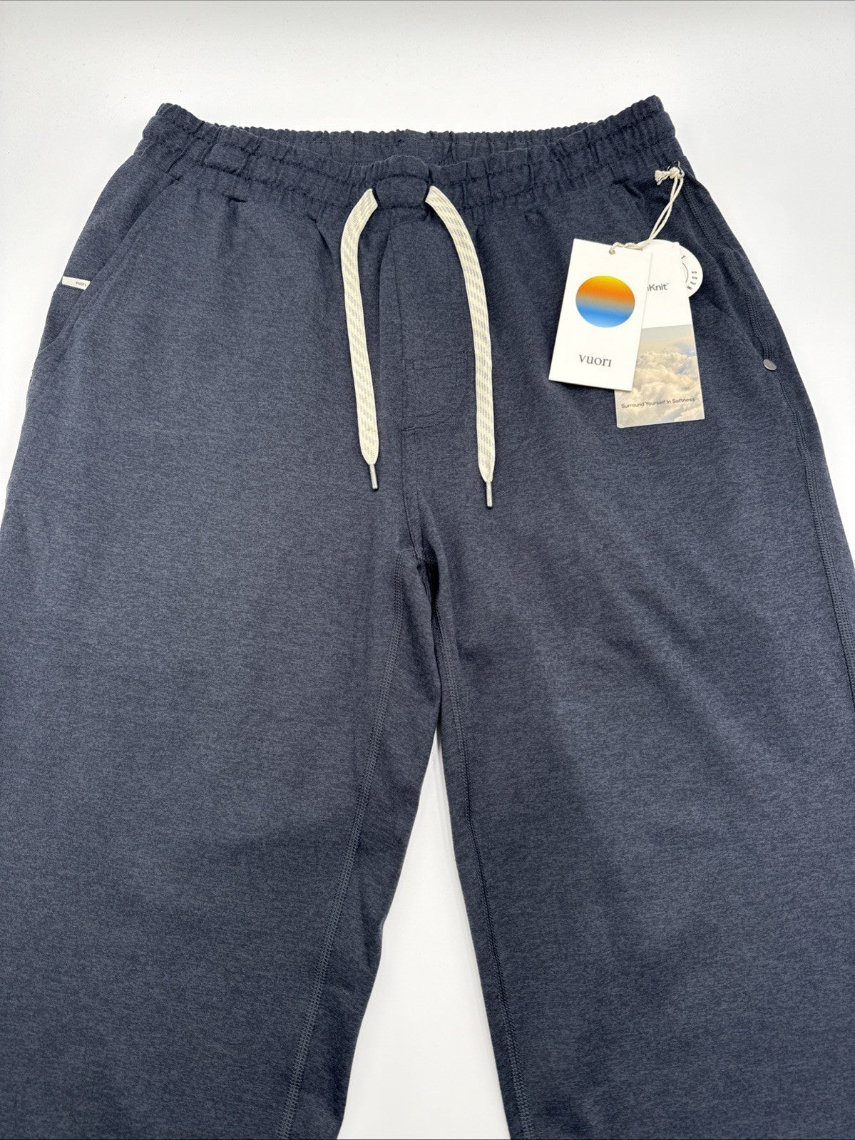 $98 Vuori Men’s Ponto Performance Pants- Midnight Heather- V418 - Large- NWT