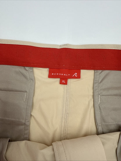 $140 Redvanly Men’s Kent Golf Pants -Macadamia - XLarge- 32”Inseam- New Tags