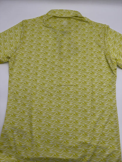 $100 Galvin Green Men’s Madden Golf Shirt Polo- Sunny Lime - Small -New Tags