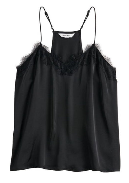 Nine West Women’s- Woven Cami- Black- XSmall- New With Tags