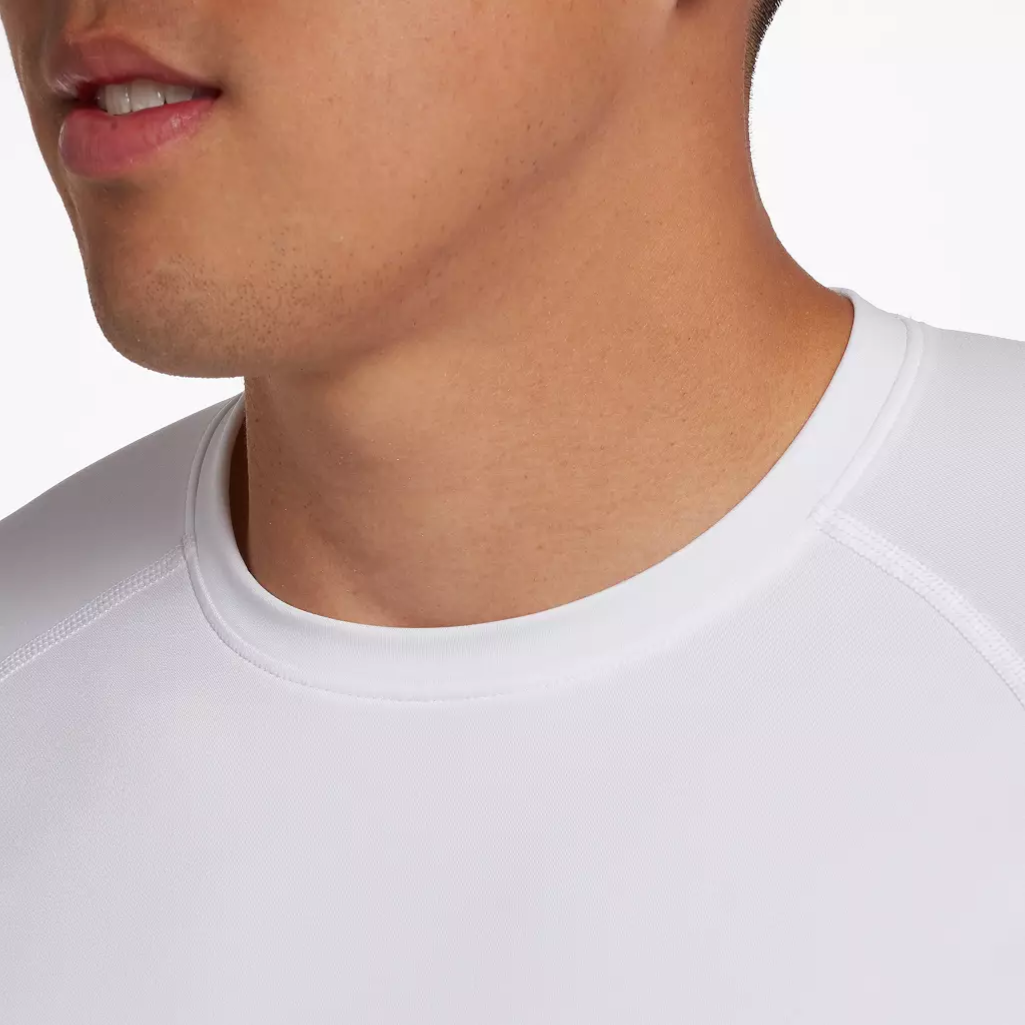 DSG Men’s Compression Crew T Shirt - Pure White - Small - New With Tags