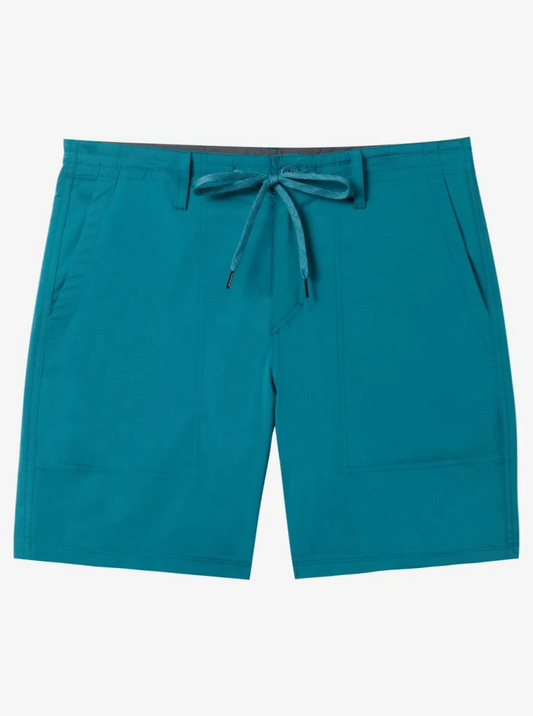 $65 Quicksilver Men’s Amphibian Hybrid Shorts - Colonial Blue - 29W x 18.5L -New