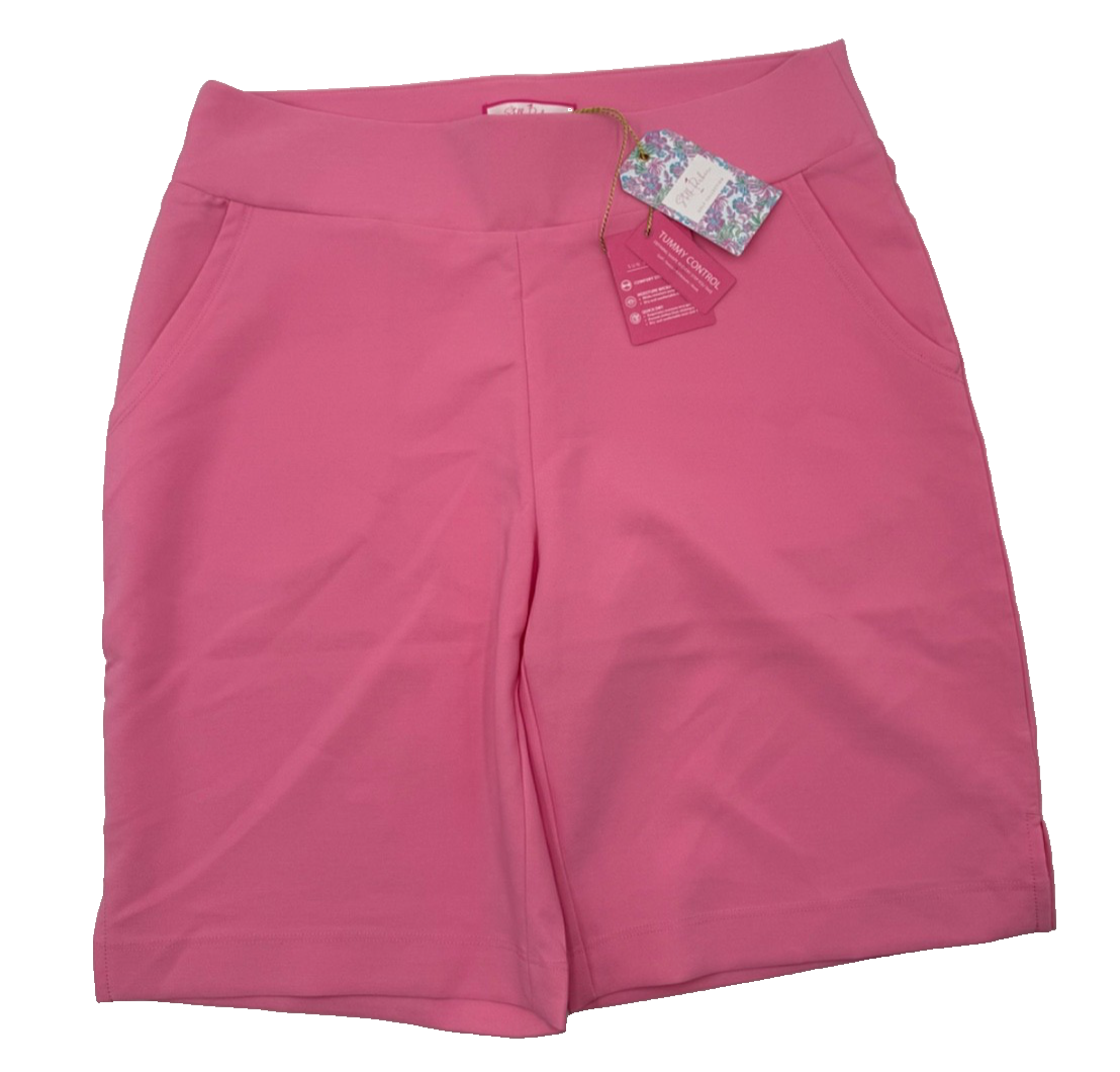 $54 Stella Parker Women’s GOLF 9” Stretch Golf Short- Pink Panther-Large- New