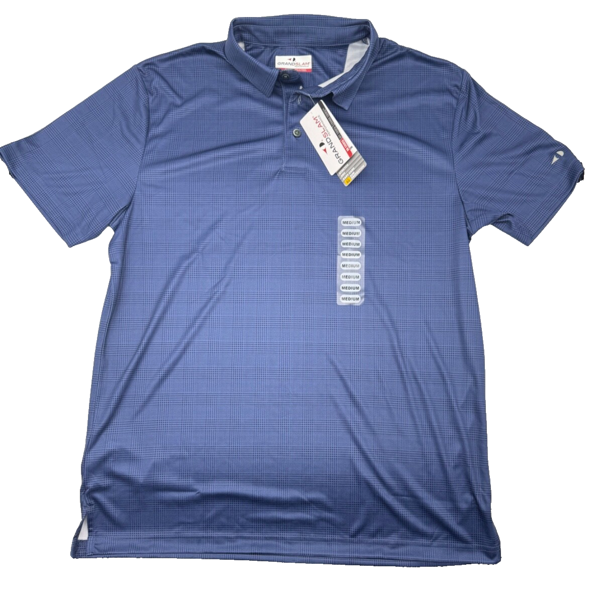 $35 Grand Slam Men’s- Golf Shirt-Navy Blue-Medium- New Tag