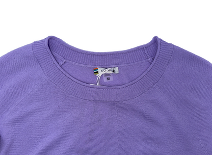$100 Smartwool Edgewood Women's Crewneck Sweater -Ultra Violet - Medium - New