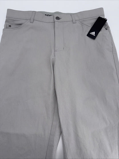 $80 Adidas Ultimate 365 Men's Tapered Golf Pants ADVR0856- Grey-36W 30L-New Tags