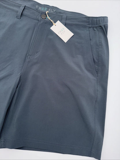 $68 Free Fly Men's Utility Short II - 7.5" - Blue Dusk -XLarge- New Tag