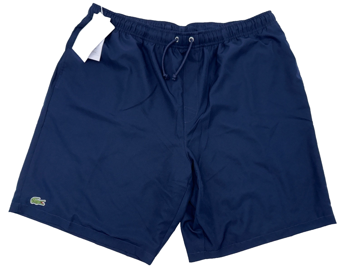 $70 Lacoste Men’s Lightweight Lined  Tennis Shorts - Navy Blue - XLarge - New