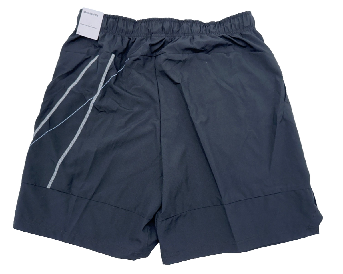 $45 Nike Men's Dri-FIT Q5 Flex Woven Shorts 9” - Black/White - Large - New