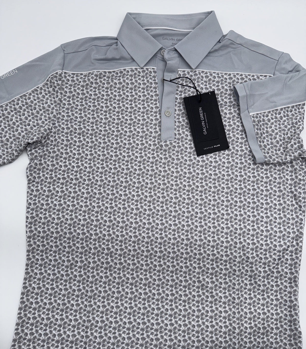 $100 Galvin Green Men’s Millard Golf Shirt Polo- Cool Grey - Small -New Tags