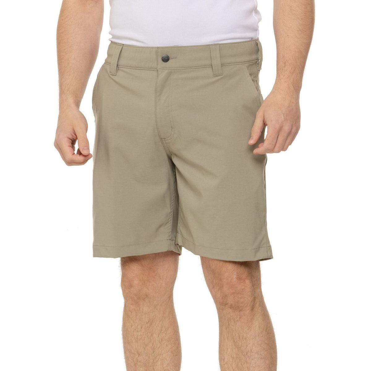 $55 Carhartt Men's Force Sun Defender Relaxed Fit  Shorts - Greige - Medium-New
