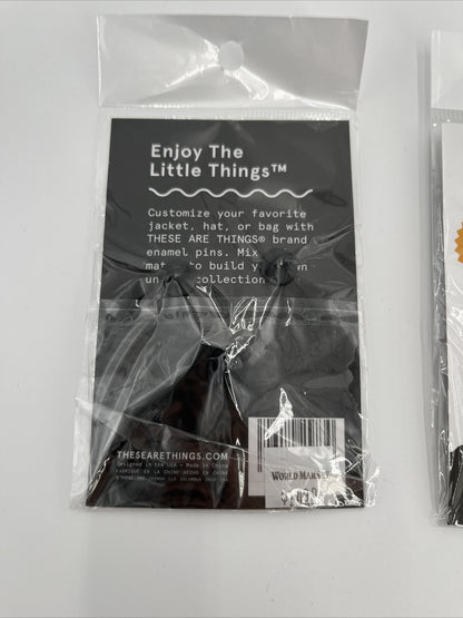 These Are Things Combo Lot Of 3 Enamel Pin Sets, New! Best Price