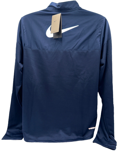 $110 Nike Men’s Therma Fit Half Zip Jacket - Blue - Large - New With Tags