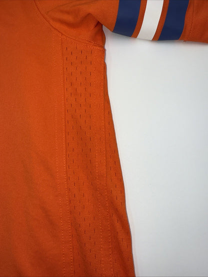 Nike men’s Bo Nix Denver Broncos Mile High 1977 Throwback Jersey-Orange-Medium