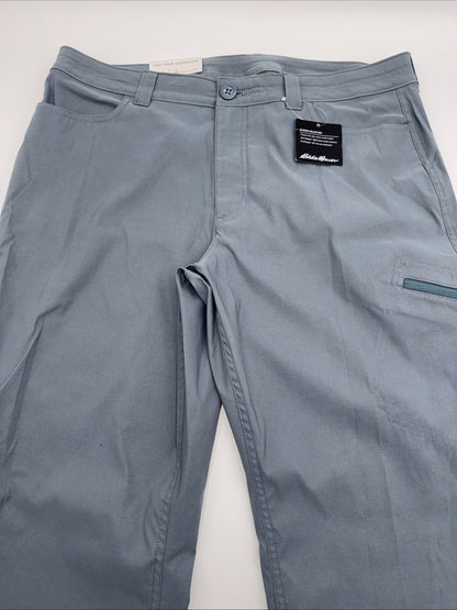 $70 Eddie Bauer Women's Rainier Stretch Hiking Pants-Graphite Size: 14 - New Tag