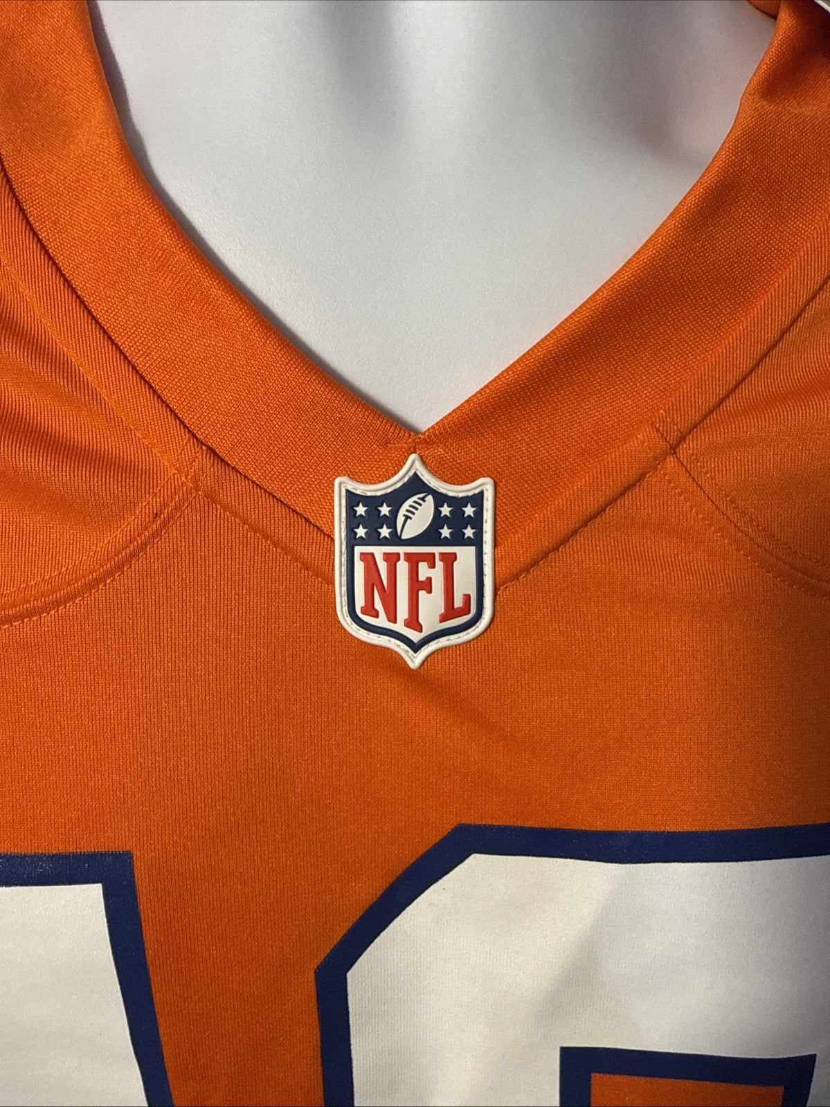 Nike Bo Nix #10 1977 Denver Broncos Jersey Licensed NFL Jersey-Orange-Large -New