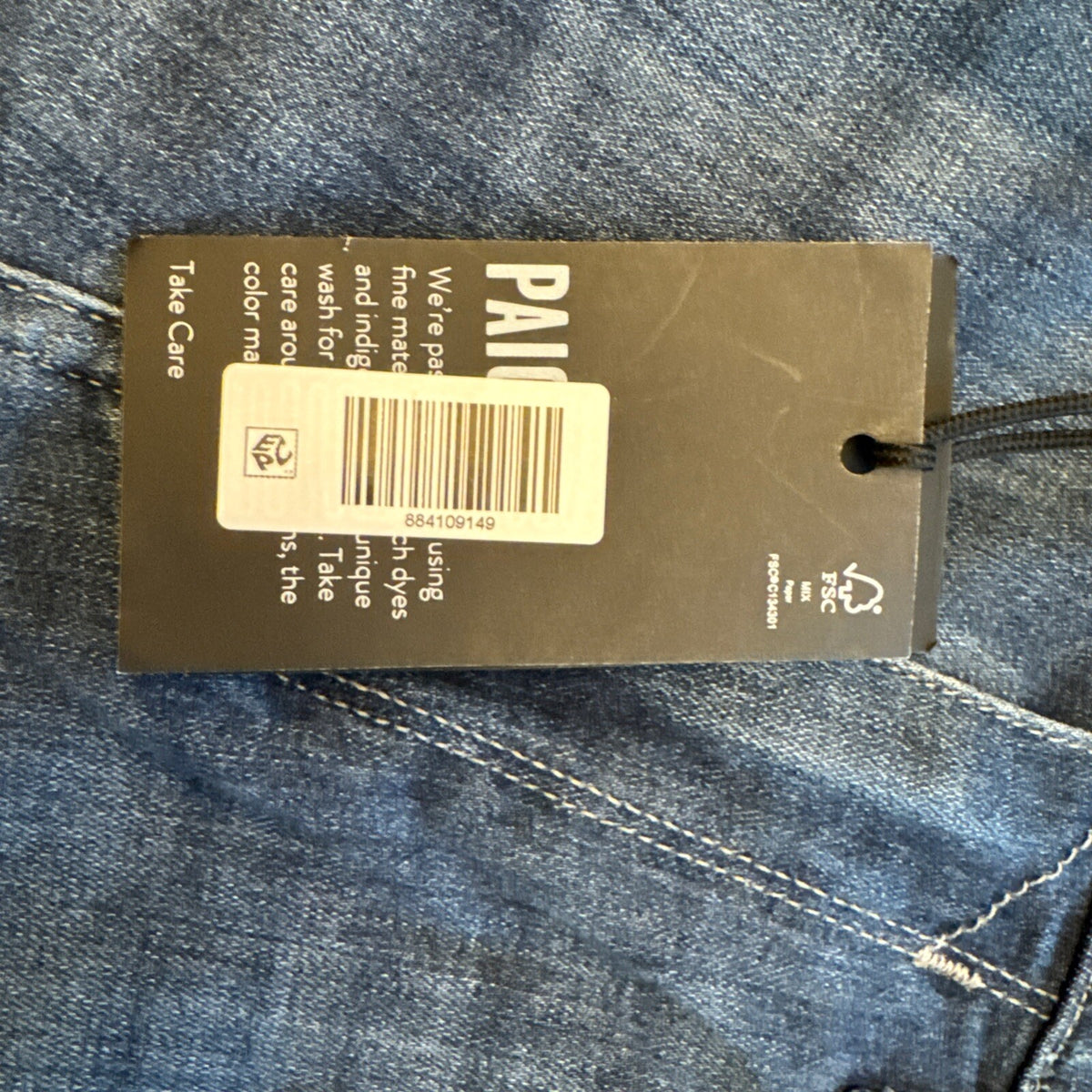 $199 Paige Men's Pants Federal Jeans - Redding- 29Wx32L - New