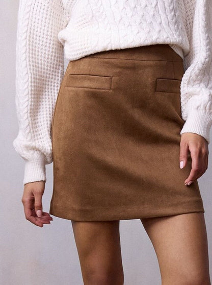 $44 Lauren Conrad Women’s-Mini Skirt- Camel Brown- Size XSmall-New Tag