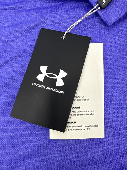 $70 Under Armour Men's Playoff Golf Polo - Purple - Medium - New With Tag