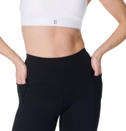 $118 Sweaty Betty Women’s Power 32" Kick Flare Leggings- Black- Small - New Tag