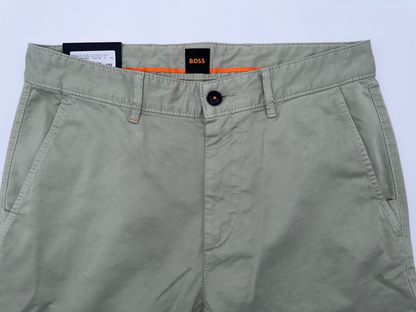 $159 Hugo Boss Men’s Slim Fit Chino Pants - Light Green - Size 32W x 30L - New
