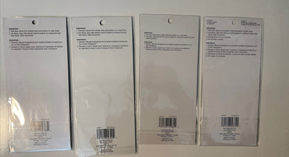 Lot Of 4 Recollections Poly Clear Photopolymer Stamps - Combo Lot