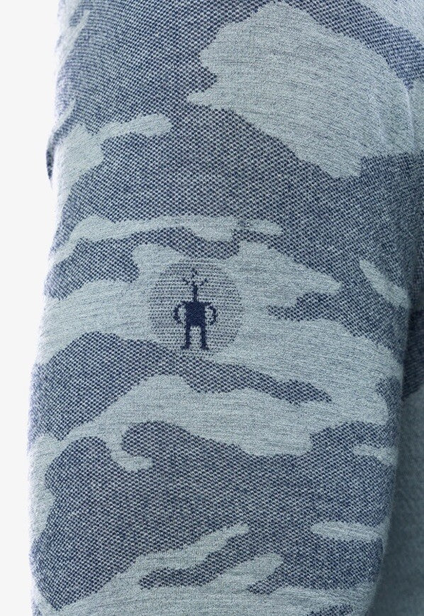 $110 Smartwool Men's Base Layer Intraknit Active Crew-Lead Grey-Large-NEW