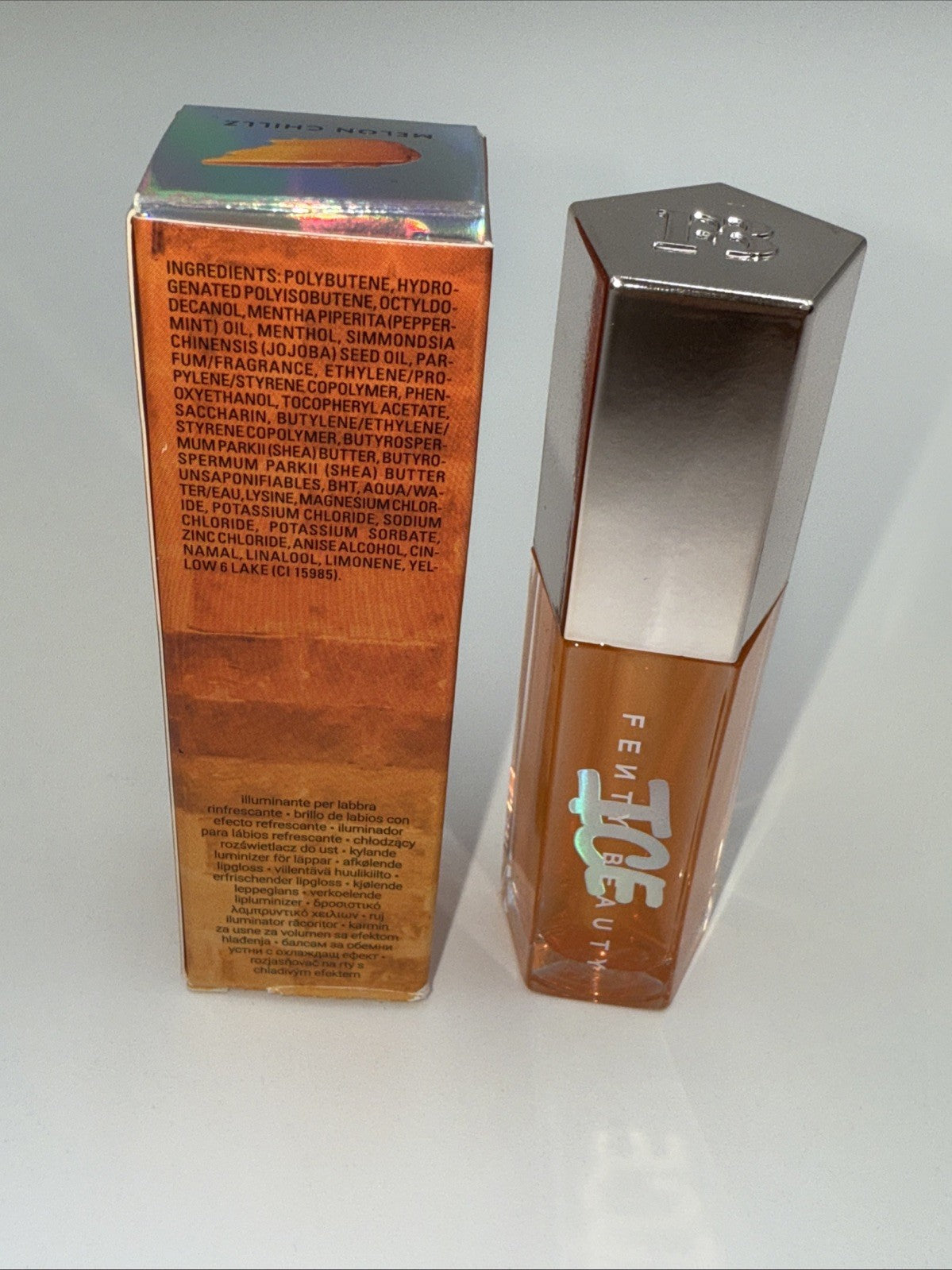 LIMITED EDITION Fenty Beauty Gloss Bomb ICE Cooling Lip Luminizer (MELON CHILLZ)