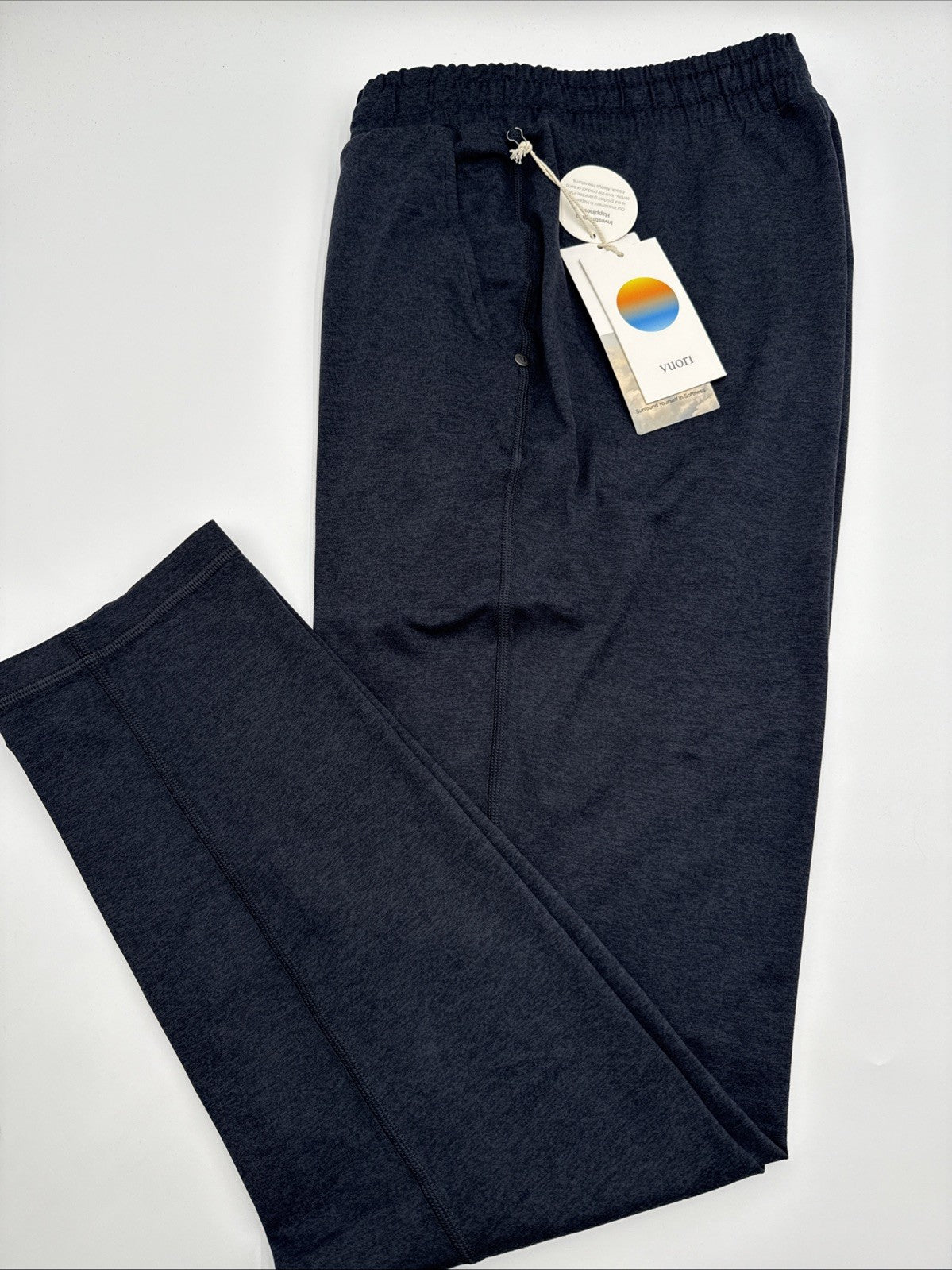 $98 Vuori Men’s Ponto Performance Pants V418 - Midnight Heather - Small- NWT