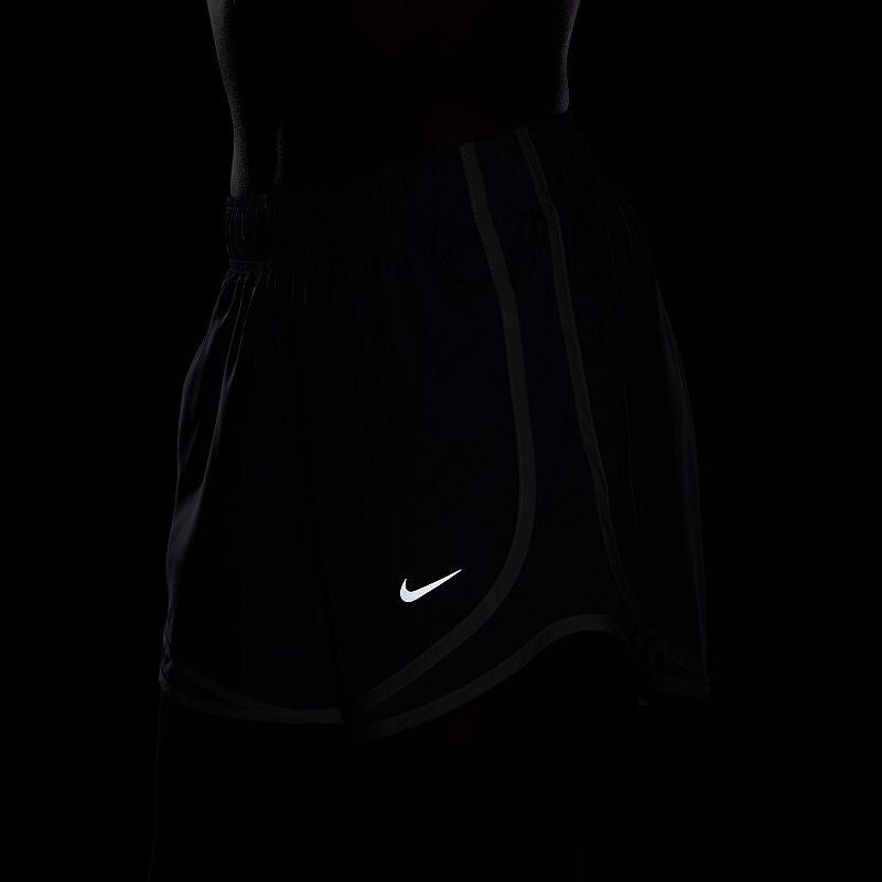 $32 Nike Women's Dri-FIT Tempo Mid-Rise Running Shorts 3” - Lilac Ice - Small