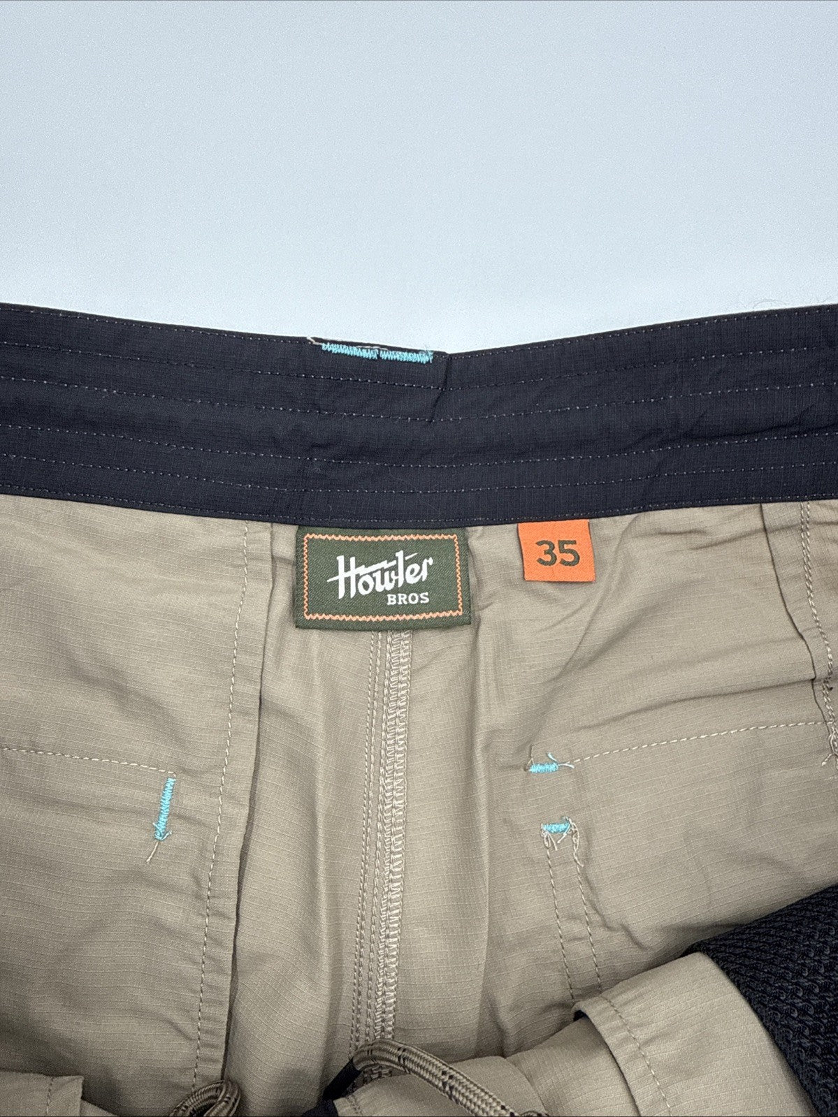 $69 Howler Bros Men's Horizon Hybrid Shorts 2.0 7.5" Inseam- Isotaupe- 35W - New