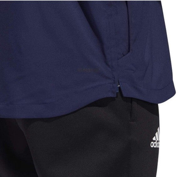 $70 Adidas Men's Lightweight Long Sleeve 1/4 Zip Pullover - Navy Blue-Medium-New